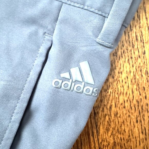 Adidas 3-Stripe Performance Men's Golf Pants Dark Grey Slate Size 30x30 - Picture 2 of 6